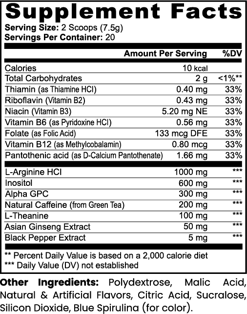 Men's Focus Powder (Sour Gummy Worm)